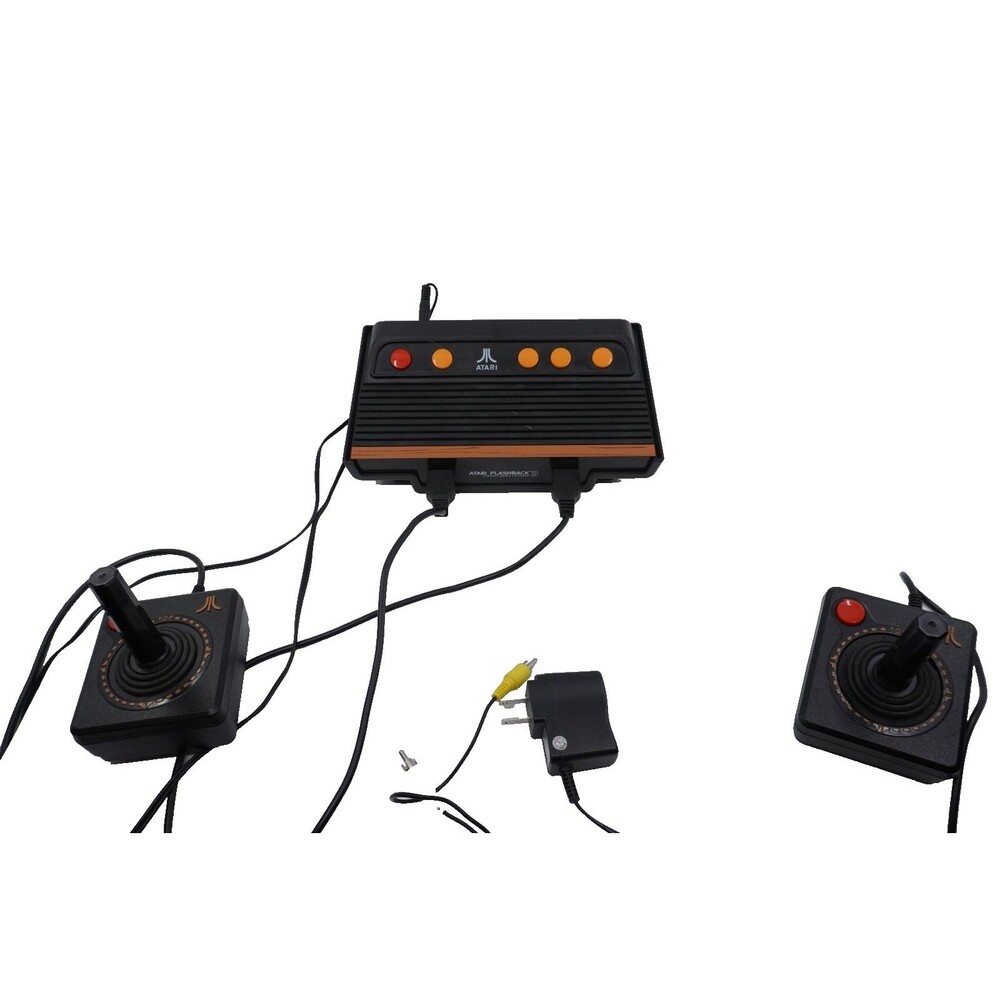 Atari Flashback 3 Classic Game Console with 60 Built-in Games No Box 2 Joysticks
